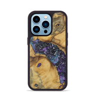 iPhone 14 Pro Wood Phone Case - Shanda (Cosmos, 728475)