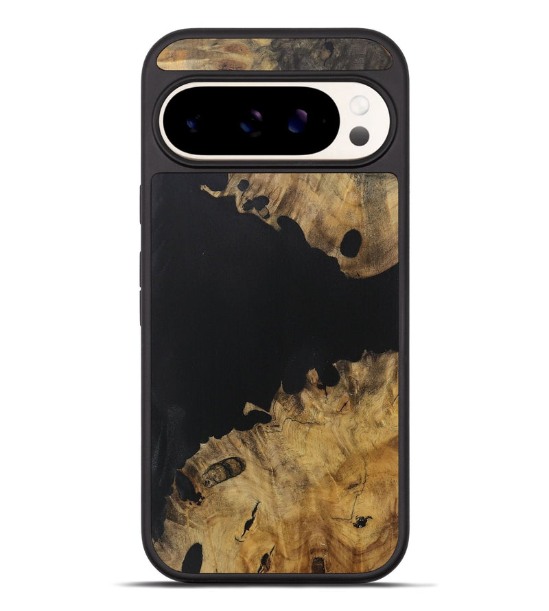 Pixel 9 Pro XL Wood Phone Case - Breanne (Pure Black, 728477)