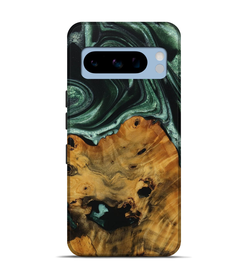 Pixel 8 Pro Wood Live Edge Phone Case - Lyndell (Green, 728522)