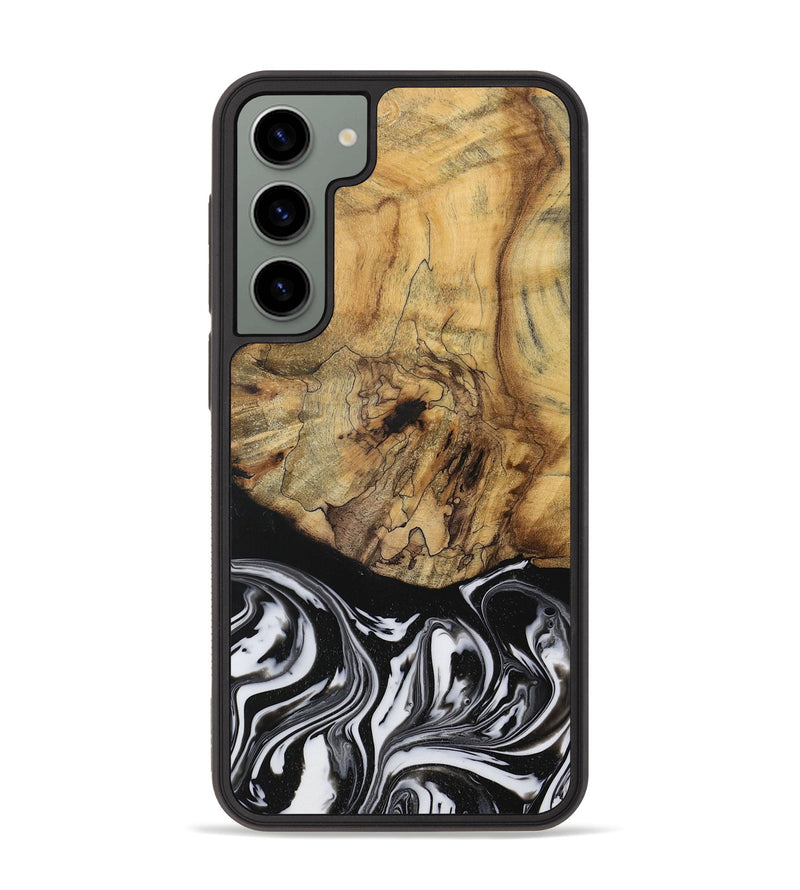 Galaxy S23 Plus Wood Phone Case - Camino (Black & White, 728605)