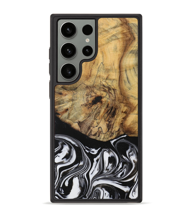 Galaxy S23 Ultra Wood Phone Case - Camino (Black & White, 728605)