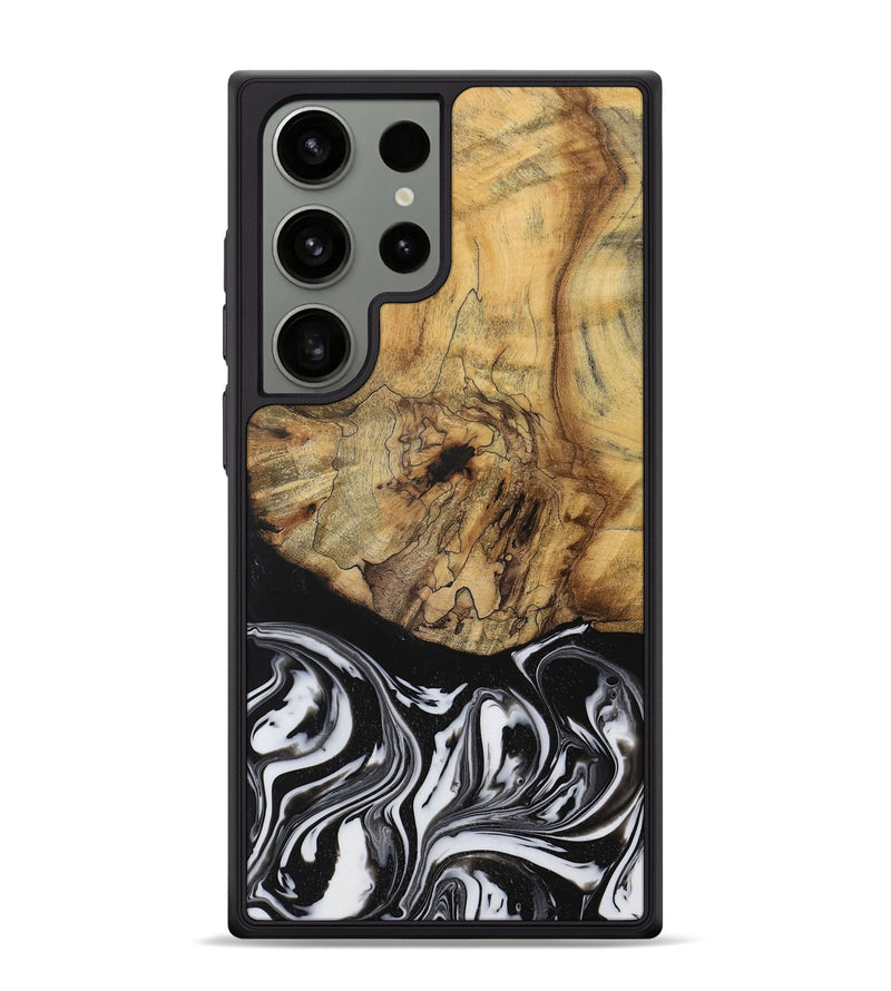 Galaxy S24 Ultra Wood Phone Case - Camino (Black & White, 728605)