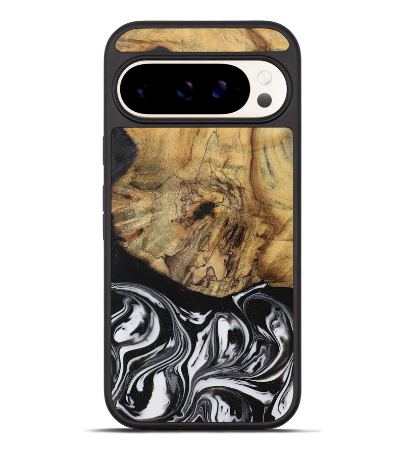 Pixel 9 Pro XL Wood Phone Case - Camino (Black & White, 728605)