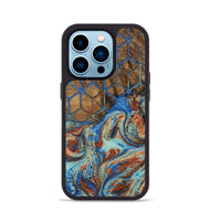 iPhone 14 Pro Wood Phone Case - Breana (Pattern, 728611)