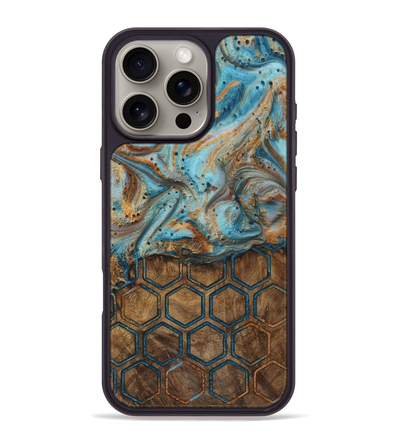 iPhone 16 Pro Max Wood Phone Case - Lillian (Pattern, 728618)