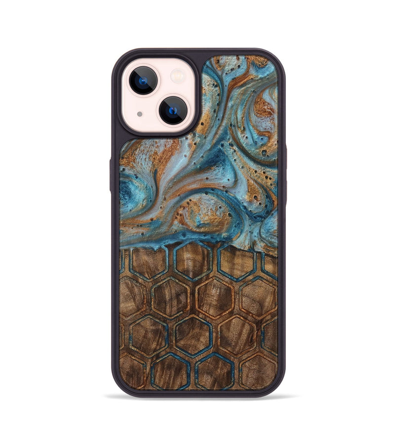 iPhone 14 Wood Phone Case - Tishie (Pattern, 728637)