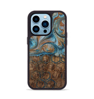 iPhone 14 Pro Wood Phone Case - Tishie (Pattern, 728637)