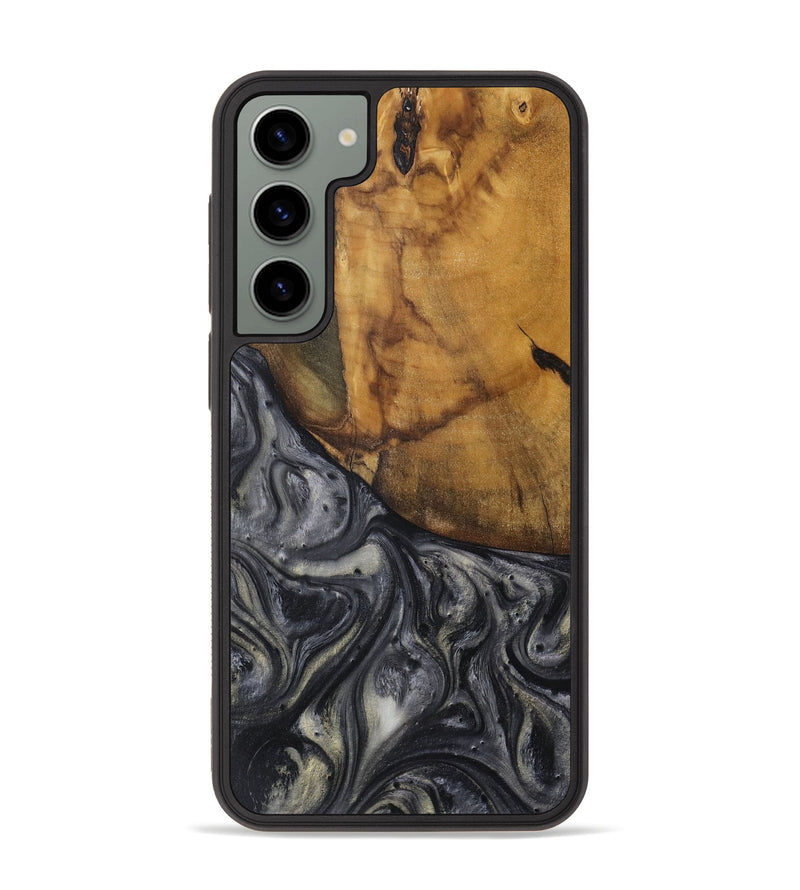 Galaxy S23 Plus Wood Phone Case - Lisle (Black & White, 728646)