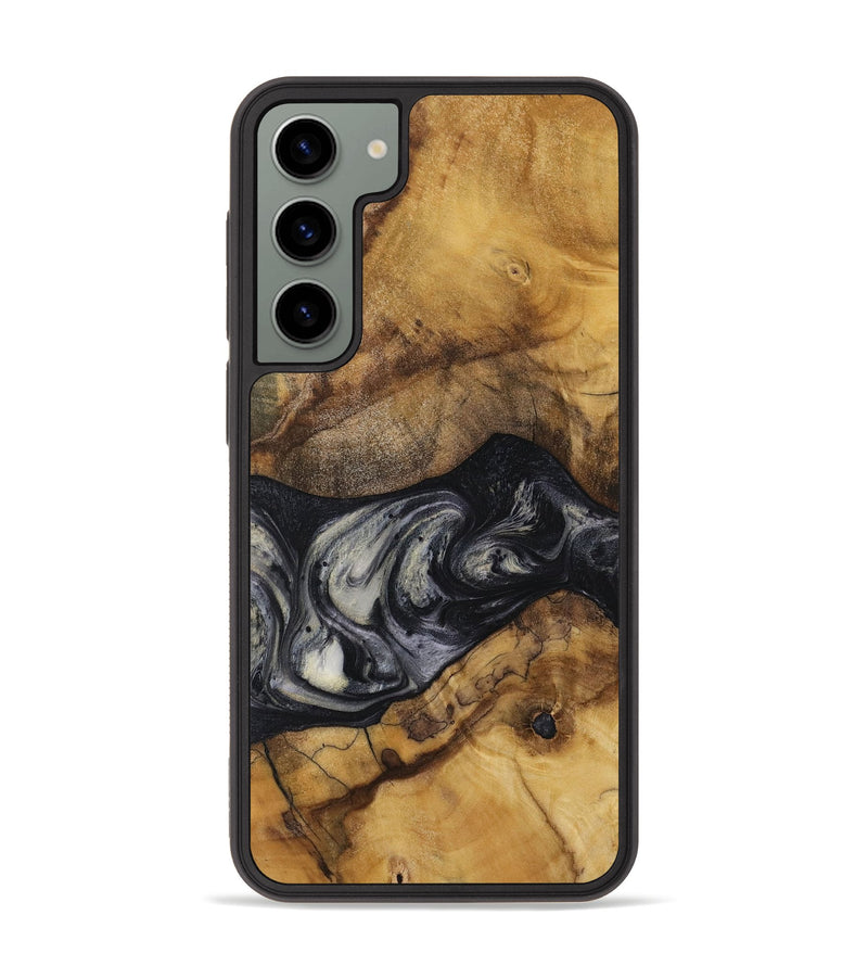 Galaxy S23 Plus Wood Phone Case - Jojo (Black & White, 728647)