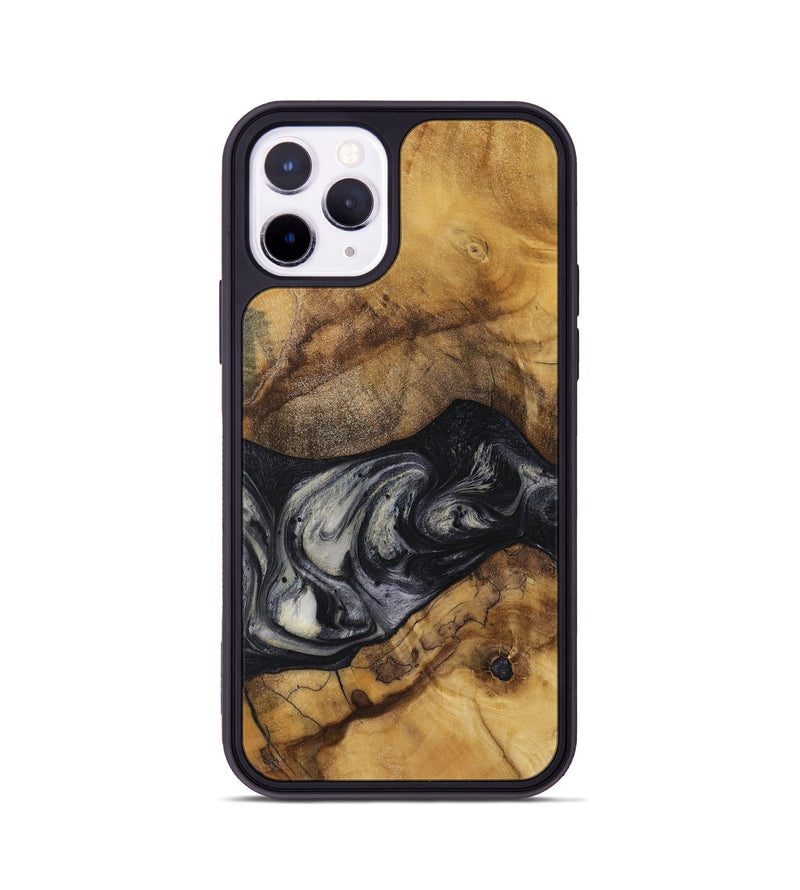 iPhone 11 Pro Wood Phone Case - Jojo (Black & White, 728647)