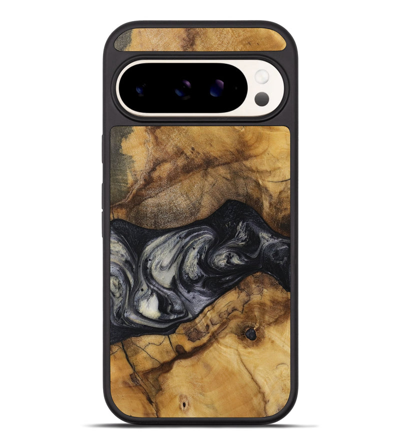 Pixel 9 Pro XL Wood Phone Case - Jojo (Black & White, 728647)