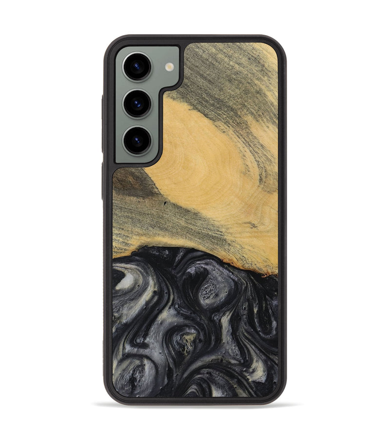 Galaxy S23 Plus Wood Phone Case - Milo (Black & White, 728670)