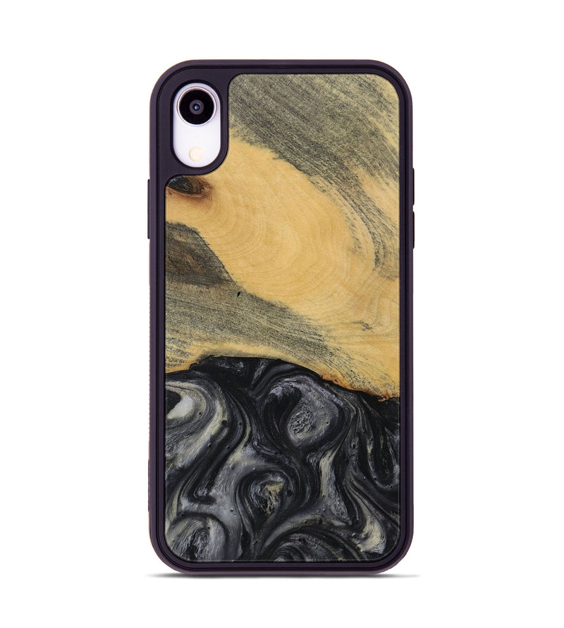 iPhone Xr Wood Phone Case - Milo (Black & White, 728670)