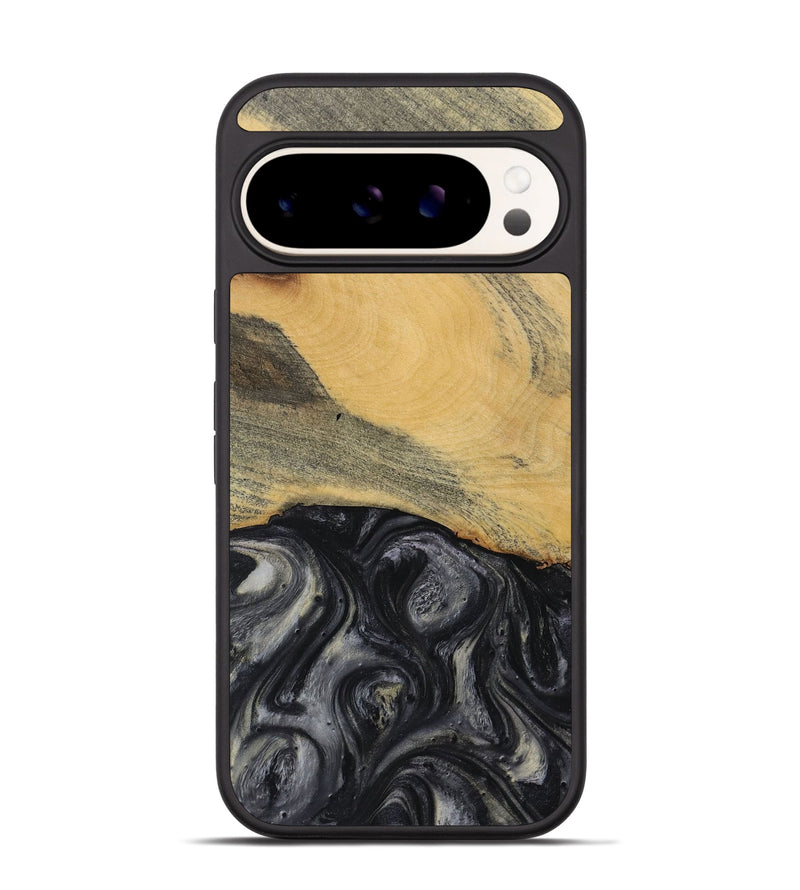 Pixel 9 Wood Phone Case - Milo (Black & White, 728670)