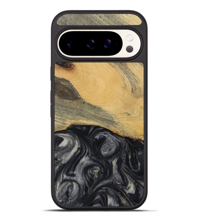 Pixel 9 Pro XL Wood Phone Case - Milo (Black & White, 728670)