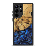 Galaxy S22 Ultra Wood Phone Case - Esta (Blue, 728691)