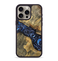 iPhone 15 Pro Max Wood Phone Case - Enver (Blue, 728693)