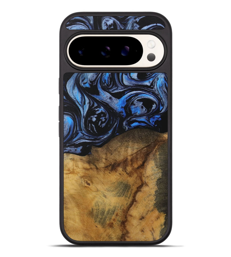 Pixel 9 Pro XL Wood Phone Case - Fati (Blue, 728694)