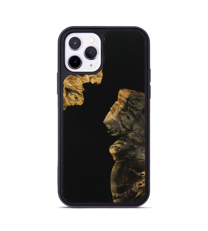 iPhone 11 Pro Wood Phone Case - Juli (Pure Black, 728696)