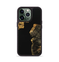 iPhone 13 Pro Wood Phone Case - Juli (Pure Black, 728696)