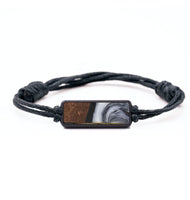 Classic Wood Bracelet - Terence (Black & White, 728739)