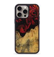 iPhone 15 Pro Max Wood Phone Case - Ephraim (Red, 728790)