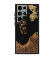 Galaxy S23 Ultra Wood Phone Case - Diena (Pure Black, 728799)