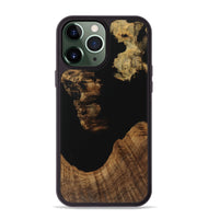 iPhone 13 Pro Max Wood Phone Case - Diena (Pure Black, 728799)