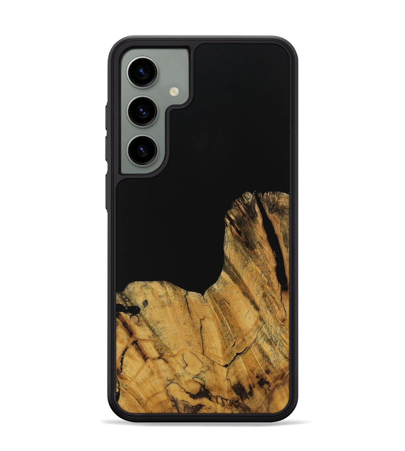 Galaxy S24 Plus Wood Phone Case - Paisley (Pure Black, 728800)