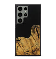 Galaxy S24 Ultra Wood Phone Case - Paisley (Pure Black, 728800)