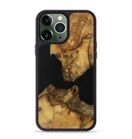 iPhone 13 Pro Max Wood Phone Case - Masood (Pure Black, 728805)