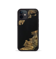 iPhone 12 mini Wood Phone Case - Bryton (Pure Black, 728808)