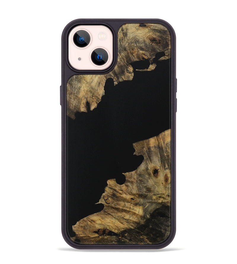 iPhone 14 Plus Wood Phone Case - Bryton (Pure Black, 728808)