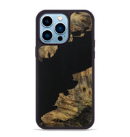 iPhone 14 Pro Max Wood Phone Case - Bryton (Pure Black, 728808)