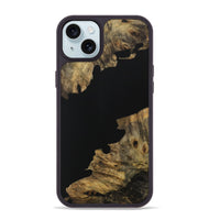 iPhone 15 Plus Wood Phone Case - Bryton (Pure Black, 728808)