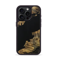 iPhone 15 Pro Wood Phone Case - Bryton (Pure Black, 728808)