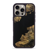 iPhone 16 Pro Max Wood Phone Case - Bryton (Pure Black, 728808)