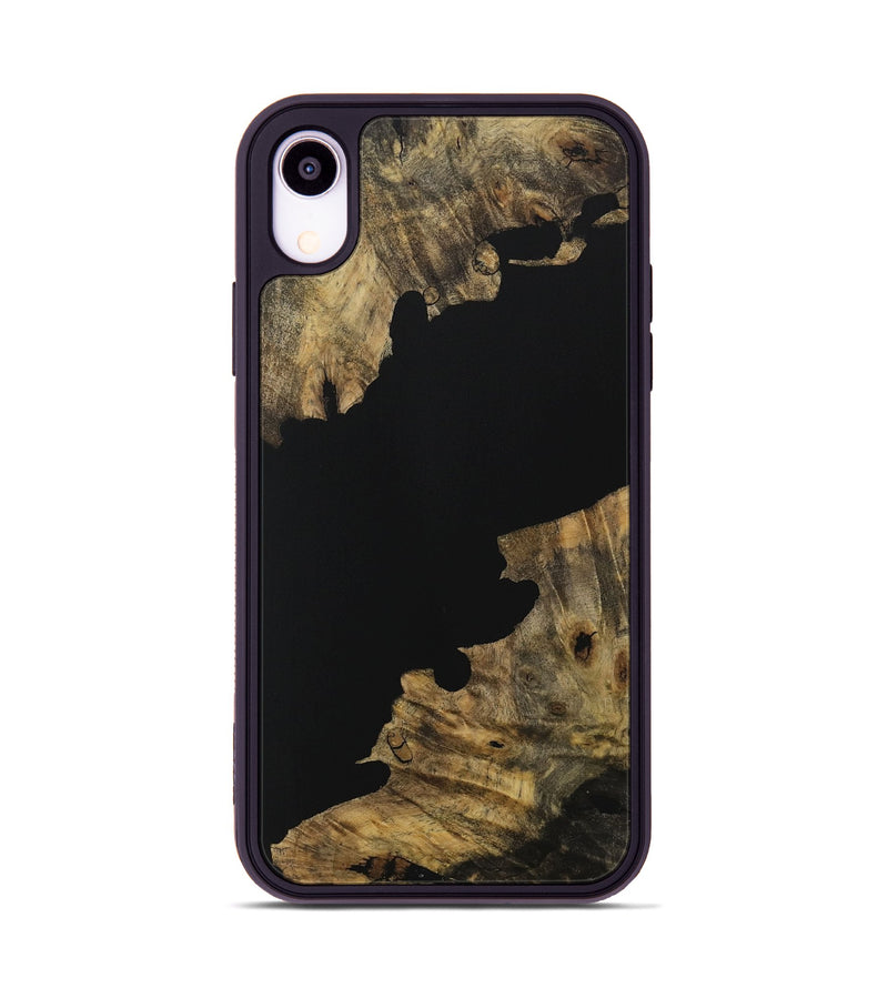 iPhone Xr Wood Phone Case - Bryton (Pure Black, 728808)