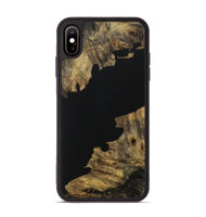 iPhone Xs Max Wood Phone Case - Bryton (Pure Black, 728808)