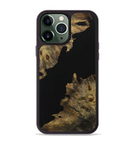 iPhone 13 Pro Max Wood Phone Case - Helga (Pure Black, 728811)