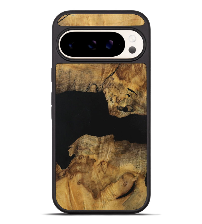 Pixel 9 Pro XL Wood Phone Case - Giancarlo (Pure Black, 728813)