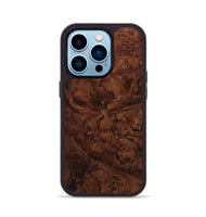 iPhone 14 Pro Wood Phone Case - Micaela (Wood Burl, 728817)