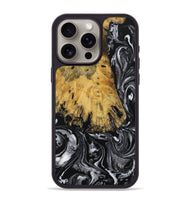 iPhone 15 Pro Max Wood Phone Case - Evert (Black & White, 728823)