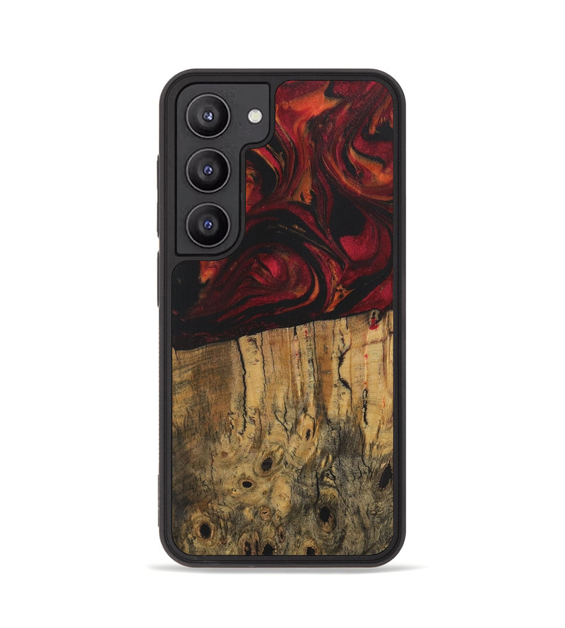 Galaxy S23 Wood Phone Case - Nessa (Red, 728842)