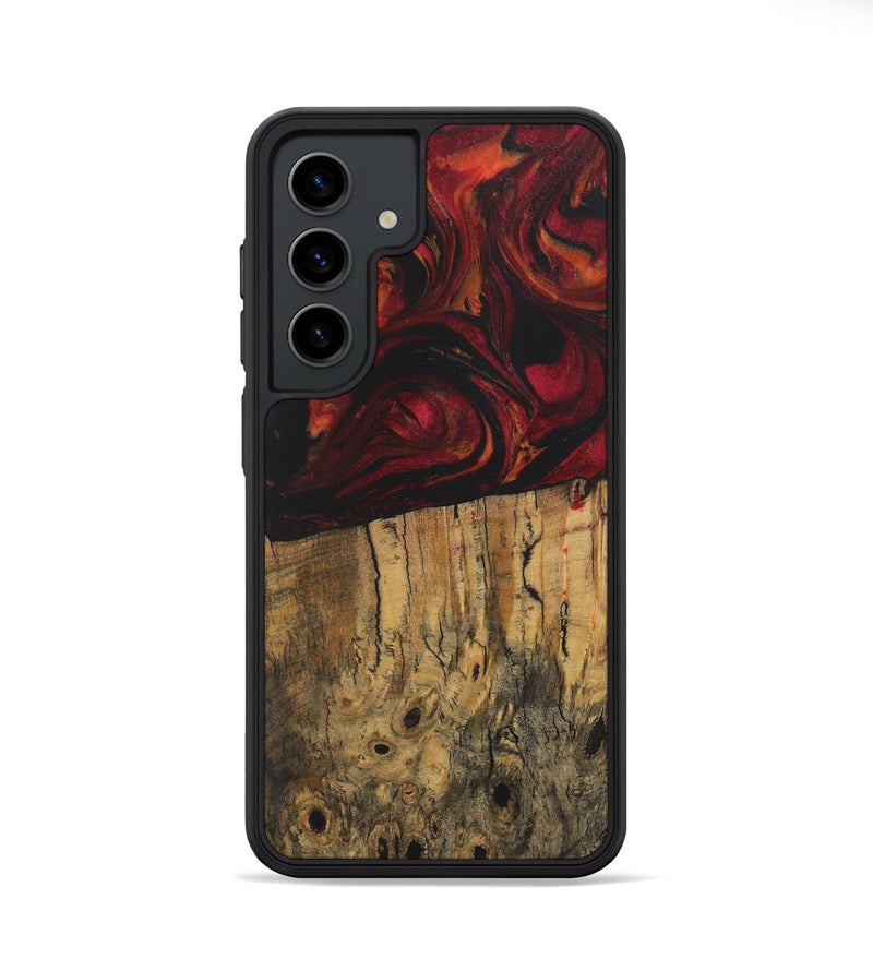 Galaxy S24 Wood Phone Case - Nessa (Red, 728842)