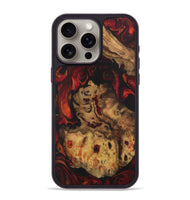 iPhone 15 Pro Max Wood Phone Case - Femke (Red, 728843)