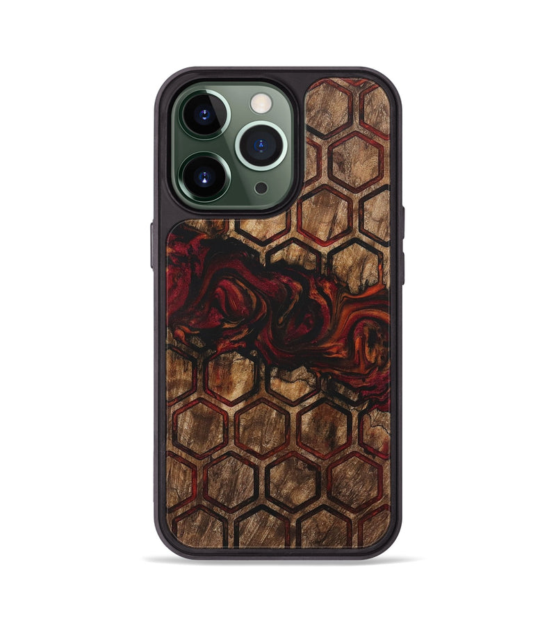 iPhone 13 Pro Wood Phone Case - Teca (Pattern, 728844)