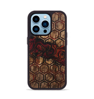 iPhone 14 Pro Wood Phone Case - Teca (Pattern, 728844)