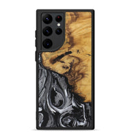 Galaxy S22 Ultra Wood Phone Case - Jakayla (Black & White, 728850)