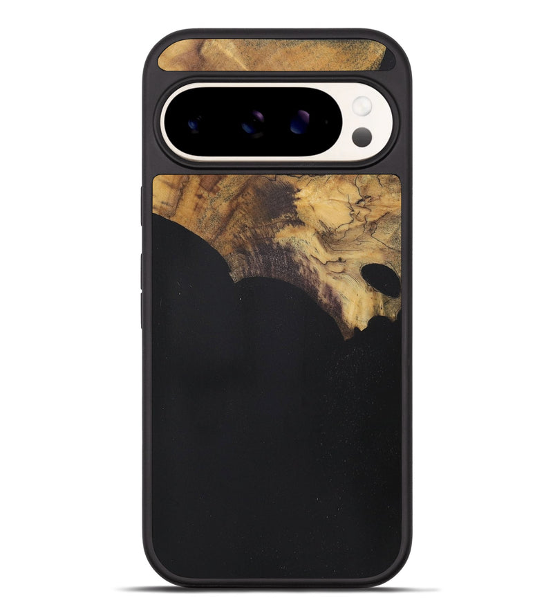 Pixel 9 Pro XL Wood Phone Case - Kamora (Pure Black, 728851)